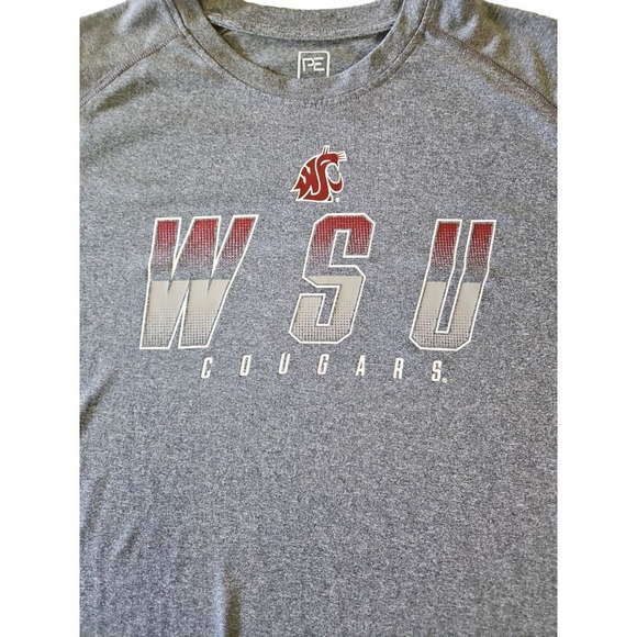 Washington State Cougars WSU Pro Edge Performance T-Shirt Men's Sz Large - Picture 4 of 6